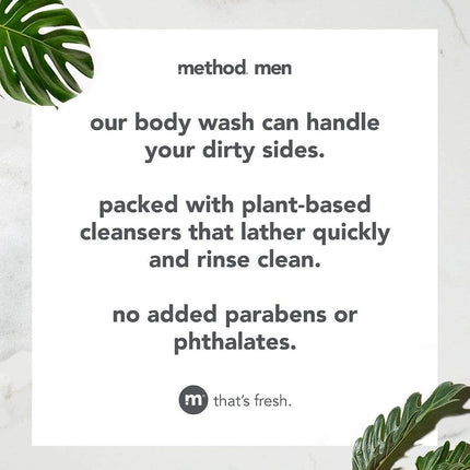 Method, Men, Body Wash, Juniper + Sage, 1 x 532ml