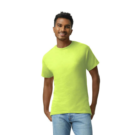 Gildan Men's Ultra Cotton T-Shirt, Style G2000, Multipack, Safety Green (3-Pack), XXL (Pack of 3)