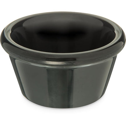 Carlisle FoodService Products Smooth Ramekin Sauce Cup for Restaurants, Cafeterias, And Fast Food, Plastic, 2 Ounces, Chocolate, (Pack of 72)