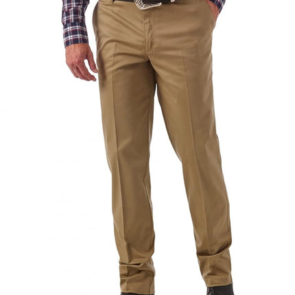 Wrangler Men's Riata Flat Front Relaxed Fit Casual