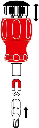 PB SWISS TOOLS 8453R-30V01 Stars Bee replacement ratchet driver hexagon set