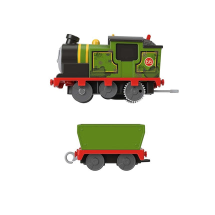 Fisher-Price Thomas and Friends Whiff Toy Train, Battery-Powered Motorized Train Engine and Cargo Car for Preschool Pretend Play, HMC23, ‎multicolour