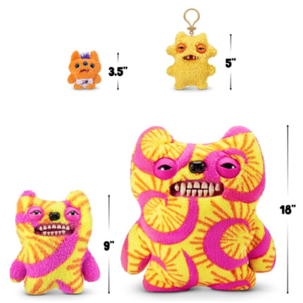 ZURU Fugglers Bigg Fuggs - Big Funny Ugly Monster Plush - 17 inches (Old Tooth)