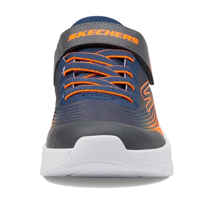 Skechers Boys' Microspec Advance Trainer, Navy, 12 UK Child