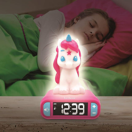 LEXIBOOK, Unicorn Nightlight Alarm Clock, RL800UNI