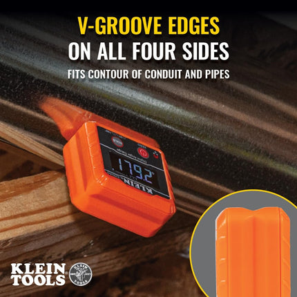 Klein Tools 935DAG Digital Electronic Level and Angle Gauge, Measures 0-90 and 0-180 Degree Ranges, Measures and Sets Angles