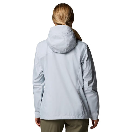 Columbia Womens Arcadia II Waterproof Rain Jacket, Cirrus Grey, XX-Large