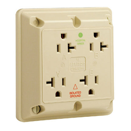 Leviton 21254-IGI 20 Amp, 125 Volt, Industrial Ser