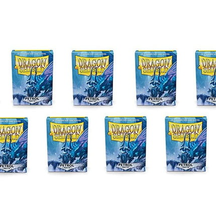 Dragon Shield 10 Packs Matte Petrol Standard Size 100 ct Card Sleeves Display Case