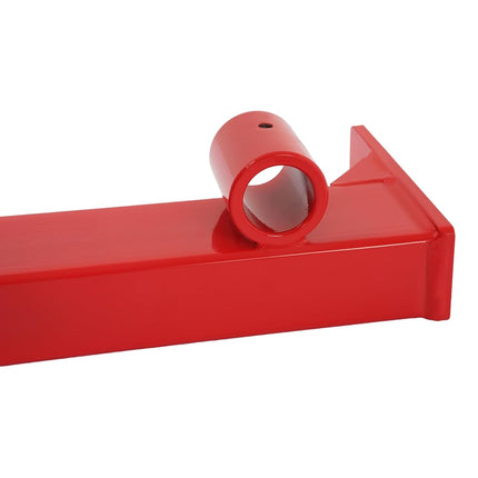 ALMULOO Attelage 3 points pour tracteurs de catégorie 1, capacité de 1360 kg avec attelage de remorque de 5 cm, boule d'attelage de 4,76 cm, rotules d'attelage, rouge