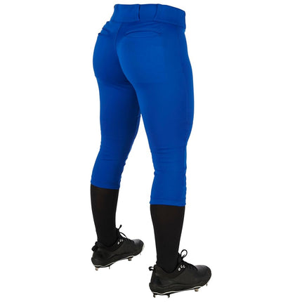 Pantalones de sóftbol tradicionales de talle bajo para torneos Champro para niña