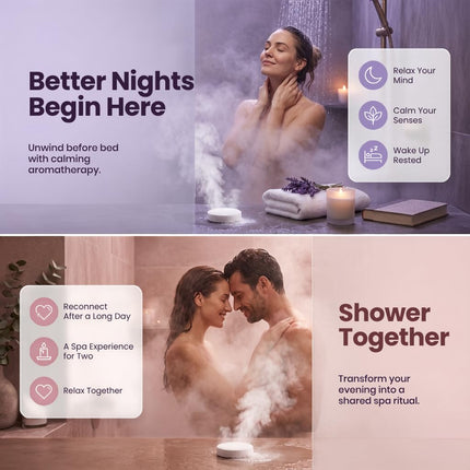 BodyRestore Shower Steamers (Pack of 15) Gifts for Women and Men - Eucalyptus & Peppermint Essential Oil Scented Aromatherapy Bath Bomb for Your Shower, Nasal Congestion Relief Shower Tablets