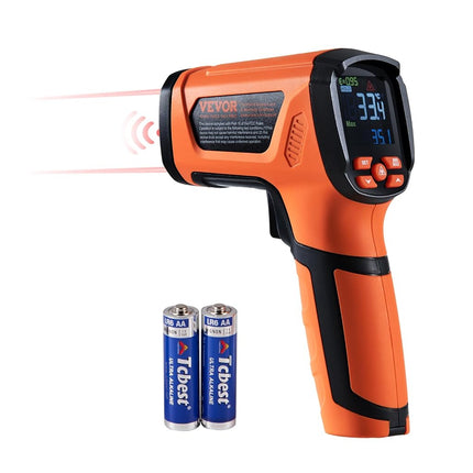 VEVOR Infrared Thermometer, -40~2732°F Dual Laser 
