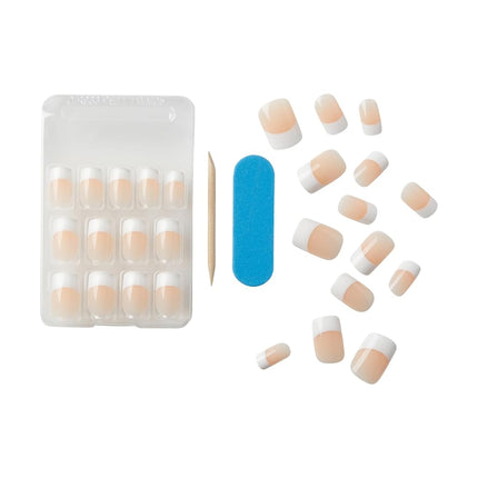 Kiss Everlasting French Nail Kit Medium Infinite Nails, 28 Ea, 28 Count