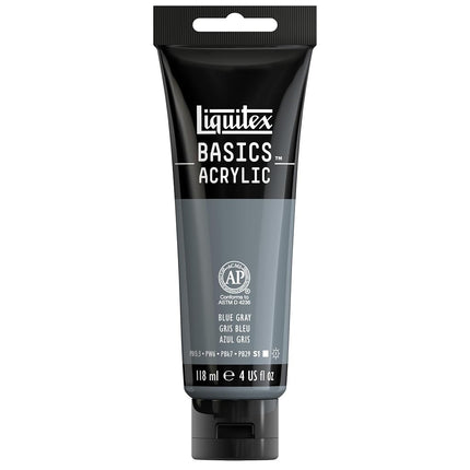 Pintura acrílica Liquitex BASICS, tubo de 118 ml, Gris azulado