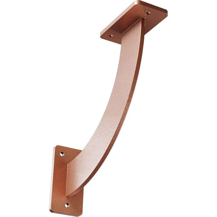Ekena Millwork BKTM02X09X09BRHCO 2 inch W x 9 inch D x 9 inch H Bradford Steel Bracket, Hammered Copper