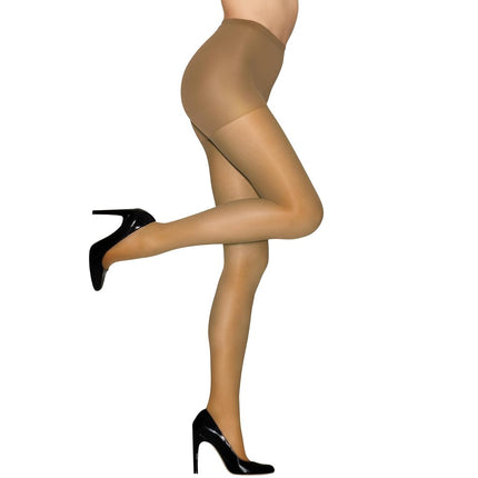 Hanes Silk Reflections Women's Plus Size Alive Full Support Control Top Pantyhose, Little Color, D