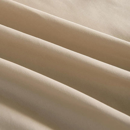 Xuan dian Bed Skirt King Size Ruffled Bed Skirts with Split Corners,14 Inch Drop Dust Ruffle Bed Skirt with Platform, King,14 Inch,Light Camel