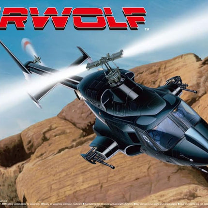 Aoshima Bunka Kyozai Movie Mecha Series AW-01 Air Wolf with Clear Body, 1/24 Scale Plastic Model