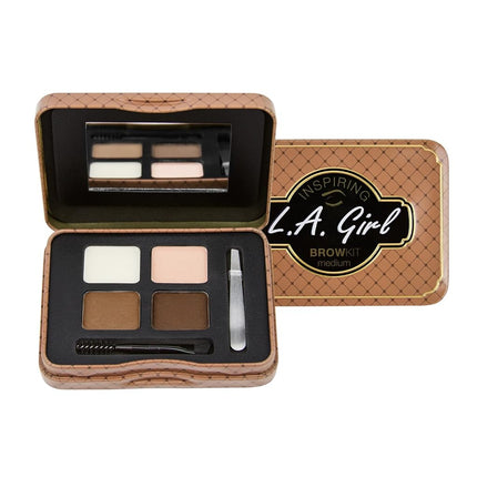 L.A. Girl Inspiring Brow Palette, Medium and Marvelous, 0.085 Ounce