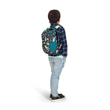 Osprey Daylite Jr Kid's Backpack, 9L, Space Travel Print/Antique Blue, O/S