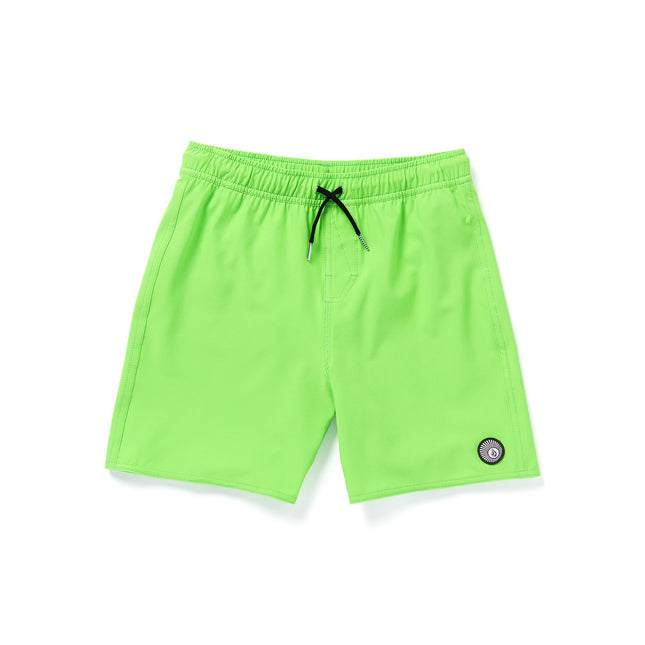 Volcom Boys' Lido Solid Surf Swim Trunk, Electric 