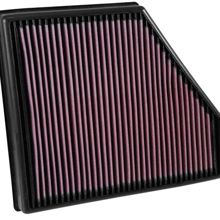 K&N Engine Air Filter: High Performance, Premium, Washable, Replacement Filter: Compatible with 2016-2019 Chevy Camaro (SS, ZL1) V8, 33-5047