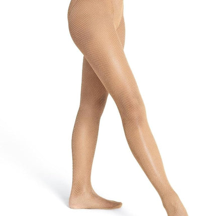 Capezio Womens Professional Fishnet Seamless Tight (3000) -Caramel -3 -XL -3PK