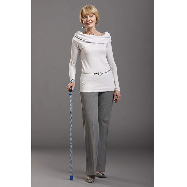 Switch Sticks - Folding Stick Adjustable 32" to 37" Black