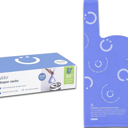 Ubbi Disposable Nappy Sacks, Lavender Scented, Eas