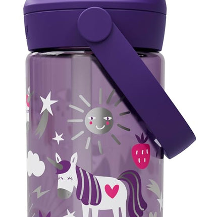 Camelbak THRIVE FLIP STRAW KIDS 14OZ – sport bottle – leak-proof – child-friendly size – easy drinking closure – Unicorn Party, size: OS