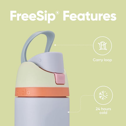 Owala FreeSip Insulated Stainless Steel Water Bottle, 710ml, Beach House