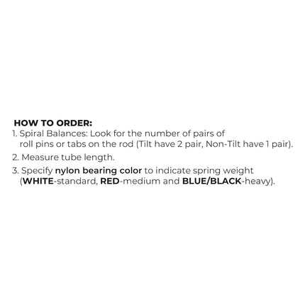 Prime-Line FH 2920 Spiral Tilt Balance, 9/16 inch, Red