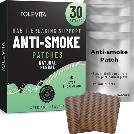 TOLEVITA Anti-Smoke Herbal Patches 7 mg | Quit Smo