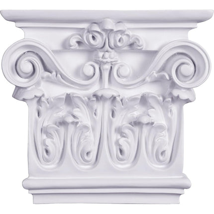 Ekena CAP09X07X03AR 7 8 5/8" H x 2 P Artis Onlay Capital (Fits Pilasters up to 5 1/4" W x 1/2" D), Primed
