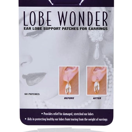 Lobe Wonder - The ORIGINAL Ear Lobe Support Patch 