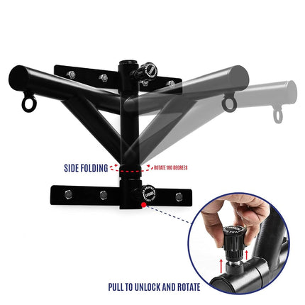 Yes4All Adjustable Heavy Duty Wall Bracket with Chain for Boxing Muay Thai and MMA Training