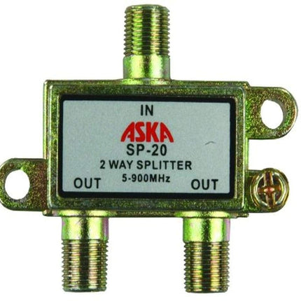 JR Products 47335 2-Way TV Line Splitter