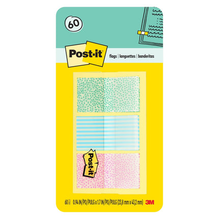 Post It Flags Printed 1" Astd Gradient