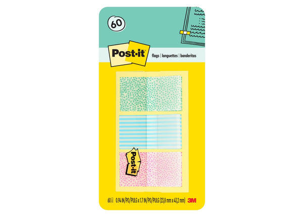 Post It Flags Printed 1" Astd Gradient