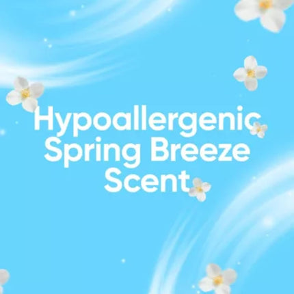 all Sensitive Fresh Liquid Laundry Detergent, Hypoallergenic Spring Breeze Scent & Free of Dyes, Gentle for Sensitive Skin, 82.5 oz, 110 Loads, HE Compatible