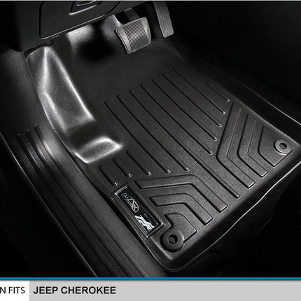 MAX LINER - A0150/B0150/D0150 MAXLINER Floor Mats and Cargo Liner Set Black for 2014-2019 Jeep Cherokee
