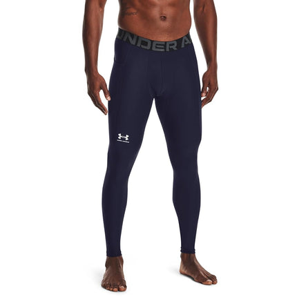 Under Armour mens Armour Heatgear Leggings , Midnight Navy (410)/Black , Medium Tall