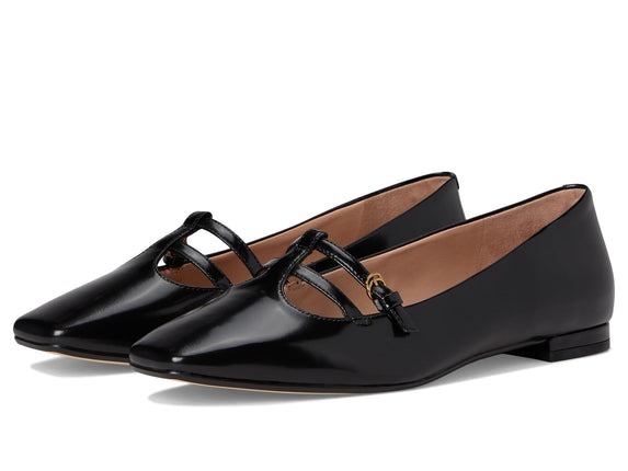 Cole Haan Women's Brigid Tstrap Ballet Flat, Black