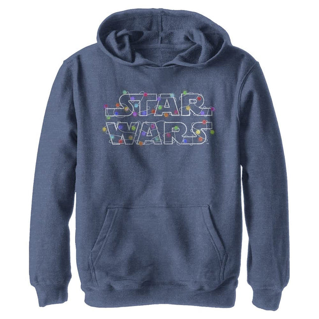 STAR WARS Kids Christmas Lights Youth Pullover Hoo