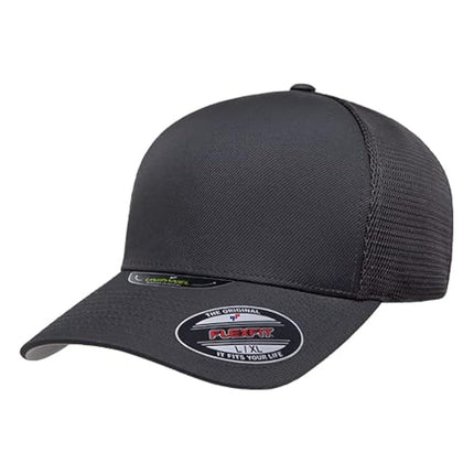 Flexfit Melange Unipanel Trucker Cap, Charcoal, S-