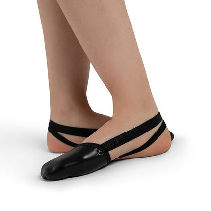 Capezio Unisex Adults' Leather Pirouette II Dance Shoe, Black (Schwarz), Medium