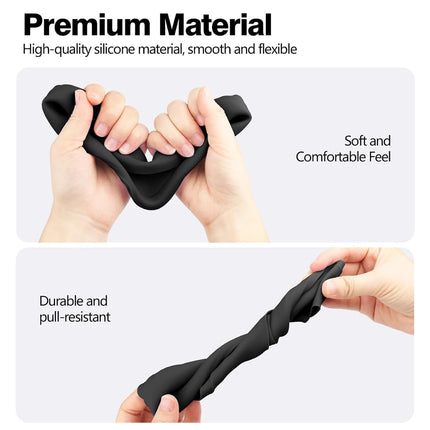 AMZDM Face Pad Cover for Oculus Quest 2 with Lens Covers Protectors Washable VR Silicone Covers for Meta Quest 2 VR Accessories