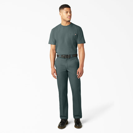 Pantalón de trabajo Dickies Original 874 para hombre, verde Lincoln, 40W x 32L