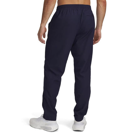 Pantalones rompevientos Rival Woven de hombre Under Armour, (410) Midnight Navy/Midnight Navy/White, S Tall